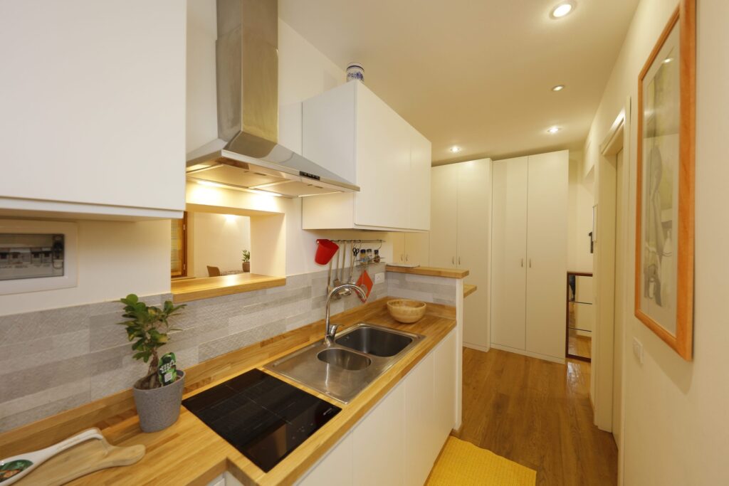 Cucina e corridoio dell'appartamento Cozy, Siena UpTown